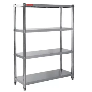 ارفف ارضية ستانلس ستيل 180X50X180 سم قابلة للتركيب من HAMMEX